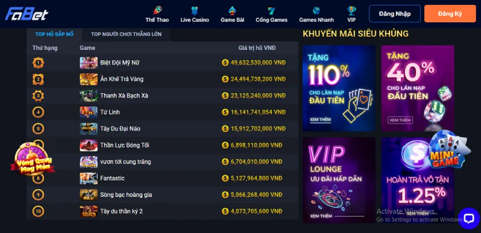 Tổng hợp khuyến mãi fly 88